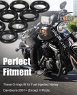 Replacement Fuel Line O-ring Mc600-5 For Fuel Injected Harley-davidsons 10pcs