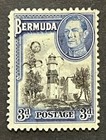 Travelstamps  Bermuda Stamps Sg 114a - 3d Kgvi Used Handstamped
