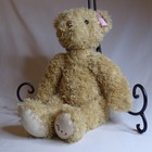 Fao Schwarz Cream Teddy Bear Seated Plush Stuffed Animal Toy R Us 15    Pink Bow