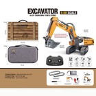 1 50 Rc Excavator K970 Engineering Electric Lifting Digger Metal Bucket Rtr To7l