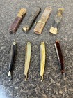 Vintage Dubl Duck Straight Razor Lot Of 4 Solingen Germany Barber Shave Set