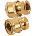 1 4  Quick Connect Socket To Female Npt Adapter For Pressure Washer Gun 2pcs