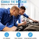 Heavy Duty Nylon Universal Cable Tie Buckle Self Locking Nylon Zip Ties Holder