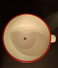 Large Pottery Cup   Saucer Planter Holiday
