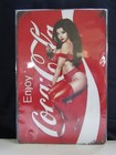 New Metal Sign- Coca-cola- Coke- Pin Up- Red Stockings- Panties- Bra- Feet