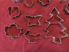 Vintage Lot 15 Assorted Aluminum Cookie Cutters Flower Bird Tree Cross Butterfly