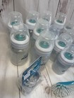 Avent Airfree Anti-colic Teal Vent Baby Bottle Lot 16   Nipples   Brush