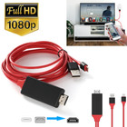 For Iphone 14 13 12 8 Ipad To Hdmi Cable To Hdtv Cable For Tv Projector 1080p Hd