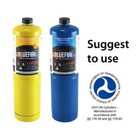 Bluefire Metal Pearl Handle Propane Turbo Torch Head Welding Brazing Multpurpose