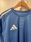 Adidas Tiro 25 Competition Blue Burst Goalkeeper Gk Ls Jersey Ji9722 Men s L Nwt