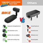 Child Bike Rear Seat Bike Back Seat With Backrest Child Bicycle Rear Seat       