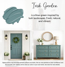 All-in-one Paint By Heirloom Traditions  Irish Garden  blue Green   Gallon