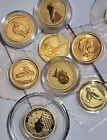  1 -1 10 Oz Gold Coin - Random Mint  9999 Fine Gold Bu