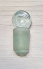 Impressive Collectible Vintage Solid Glass Stopper   Lid For Wine Decanter
