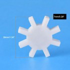 Magnetic Stirrer Mixer Stir Bar Rod 39mm 1 54   Gear Shape Coating Magnet   