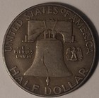 Dead Ben Franklin Skull Half Dollar Hobo Coin