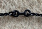 Western Jr Cowhorse Style Bit 5    Twisted Sweet Iron Dogbone Mouthpiece