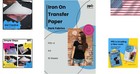 10 Sheets Iron-on T-shirt Transfer Paper For Inkjet - Perfect For Dark Fabrics