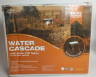 Total Pond Water Cascade 14 Inch Spillway White Led Lights   Adaptor