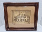 Victorian Antique Wood Deep Well Walnut Photo Picture Frame Eastlake Portrait