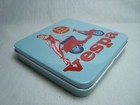 Vespa Scooter Rare Vintage 1980s Empty Cigarette Case Tin Made In Japan New Nos