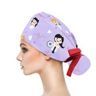 Surgical Scrub Hat Bouffant Cap For Long Hair Women Doctor Nurses Head Cover