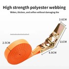 Heavy Duty Metal Buckle Tie-down Cargo Straps For Car And Truck-ratchet Belt