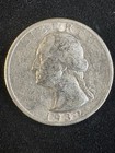 1932 Washington Silver Quarter  Vg-f Circulated Place Filler