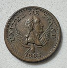 1863 Civil War Token  630m-13a Broas Brothers- New York  Ny - Storecard-