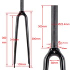 700c Bicycle 1in Threadless Road Bike Carbon Fiber Fork 1    25 4 Mm   Gloss