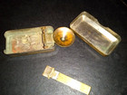 Victorian Era Dr  C H Fitch s Pocket Prescription Folding Scale W Spatula   Case