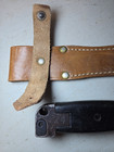 Post Wwii Akm Type Ii Knife Bayonet W scabbard   Frog - Wire Cutter