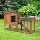 58  Wooden Rabbit Hutch Large Chicken Coop Weatherproof Indoor Outdoor Use