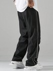 Men s Striped Three - Color Casual Pants With Pockets  Suitable For Sports