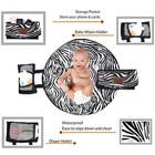 Portable Baby Diaper Changing Pad Waterproof Foldable Travel Mat White Black
