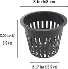 50 Pack 3 Inch Net Pots Cups For Hydroponics Slotted Mesh Net Cups For Aquaponic