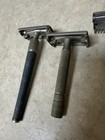 Lot Of 4 Assorted Vintage Safety Razors Gillette Gem Auto Strop Nice