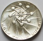 1971 Israel Science Based Industires Silver Bu 10 Lirot Coin