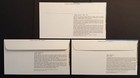 Norfolk Island Stamps Pitcairners 3 X First Day Covers 1983 - 1985  w 