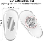 8 Pcs Ray Ban Rb 8955 Nose Pads Piece Guard Push Plug In Glasses Replacement