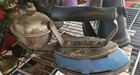 Vintage Coleman Instant - Lite Model  4a Blue Enamel 1930s Gas Steam Iron  Usa 