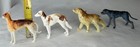 Lot Of 7 Vintage Woolworth Woolco 2  Dogs Poodle Bulldog Wolfhound Pekingese