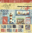 Graphic 45  catch Of The Day  Complete Package   Beach Nautical  ships Free  