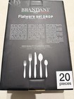 Brandani Drop Hotel Collection Stainless Steel 20 Pc Flatware Set Nib Drop