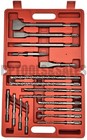 17pc Drill Bits   Chisel Sds Plus Rotary Hammer Bit Set Fits Bosch   Hilti Tools