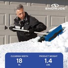 Snow Joe 18 Snow Broom   Ice Scraper For Cars With Foam Brush  Sjblzd
