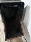 Antique Doll Carriage Wooden Wicker Stroller Pram Display Piece