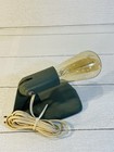Vintage Green Metal Light Fixture Porch Wall Sconce Corded Works Great