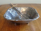Arthur Court Grape Square 9    Salad Serving Bowl With Servers