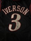 Allen Iverson Game Worn Signed Black Jersey  76ers 2004-05  Leland s Auction